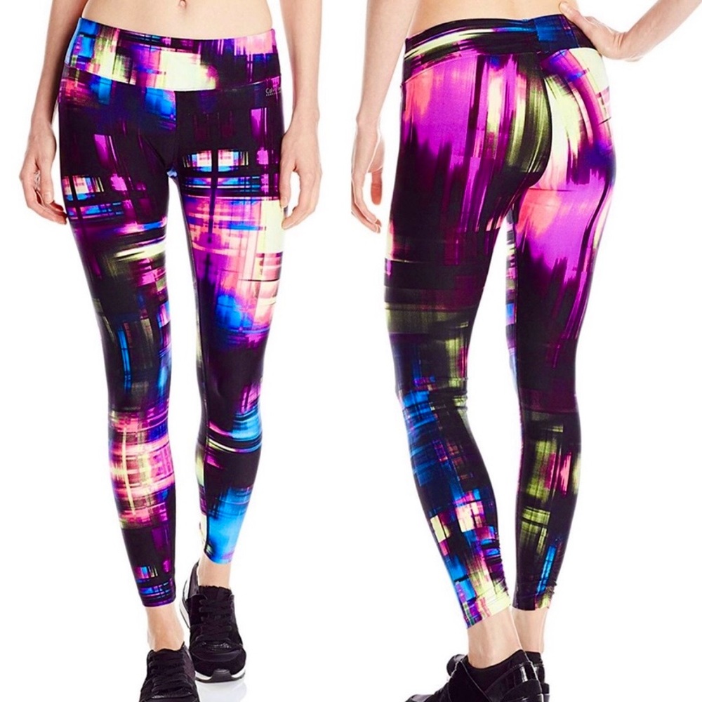 Calvin Klein Performance Techno Print Leggings Sz S